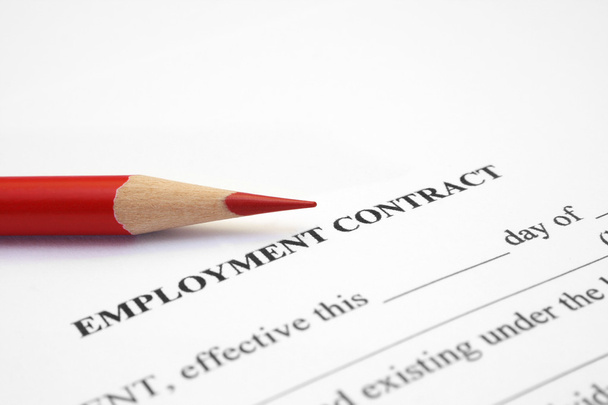 Contrato de empleo
 - Foto, Imagen
