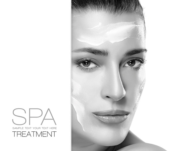 Spa Treatment and Beauty Concept. Template Design - Zdjęcie, obraz
