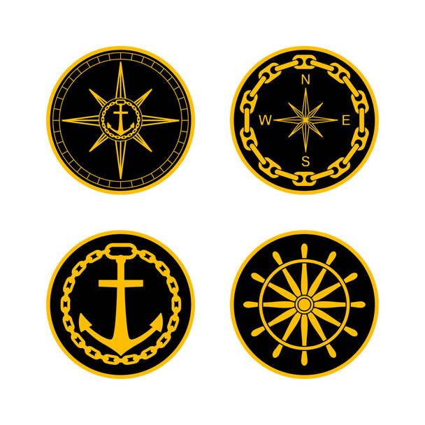 Insignias navales
 - Vector, imagen
