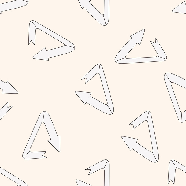 arrow , cartoon seamless pattern background - Vector, afbeelding