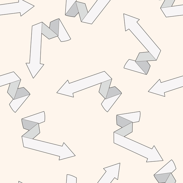 arrow , cartoon seamless pattern background - Vector, imagen