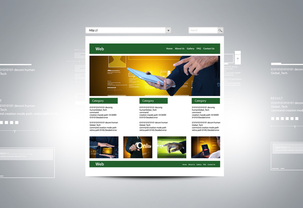 Business web page - Foto, afbeelding