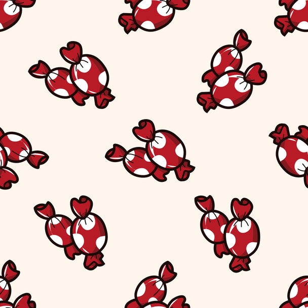 candy , cartoon seamless pattern background - Вектор,изображение