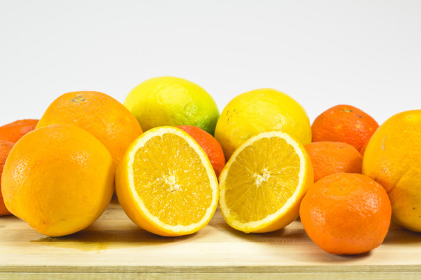 oranges isolated on white background - Fotó, kép