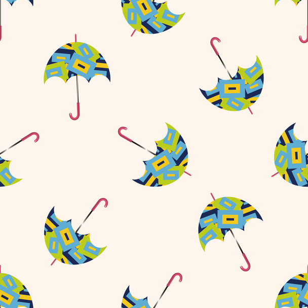 Umbrella , cartoon seamless pattern background - Vektor, Bild