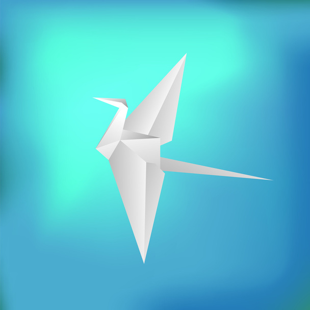 pájaro volador
 - Vector, imagen