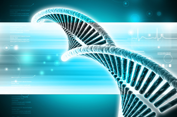 Catena di DNA cromato ritorto
 - Foto, immagini