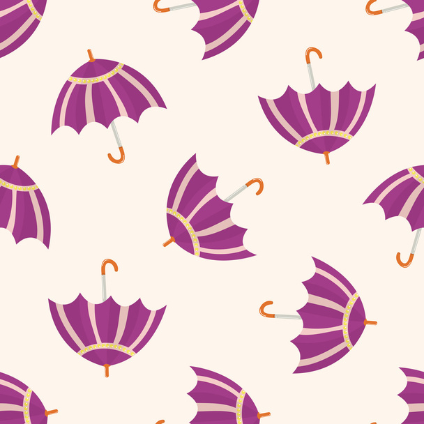 Umbrella theme,emets , cartoon seamless pattern background - Vector, afbeelding
