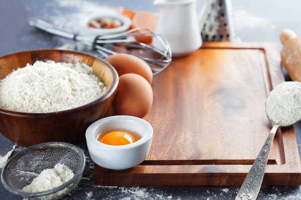 Ingredients and tools for baking - Photo, Image