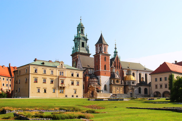 Burgkomplex Wawel in Krakau - Foto, Bild