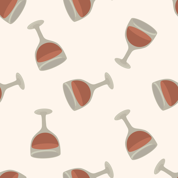 wine drink , cartoon seamless pattern background - Vektor, kép