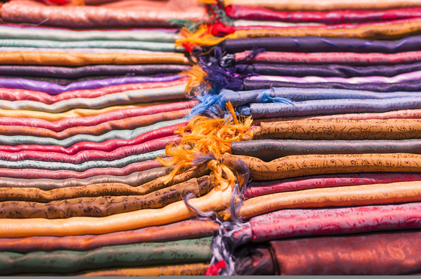 Pañuelos de algodón coloridos
  - Foto, Imagen