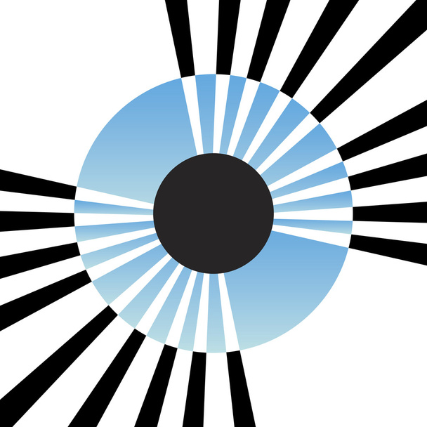 abstracte eye iris - Vector, afbeelding