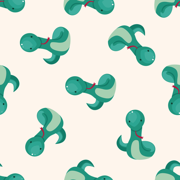 Chinese Zodiac snake , cartoon seamless pattern background - Вектор,изображение