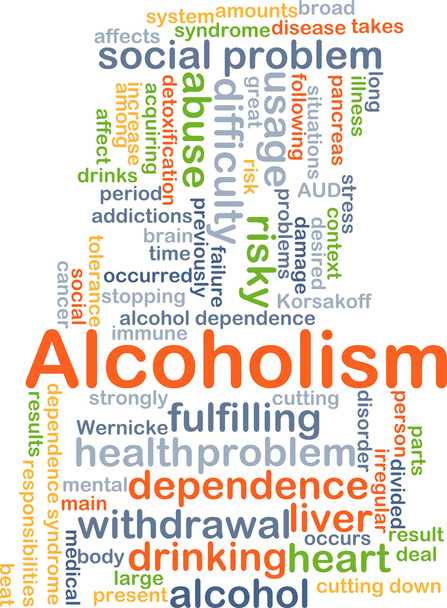 Concepto de fondo del alcoholismo
 - Foto, Imagen