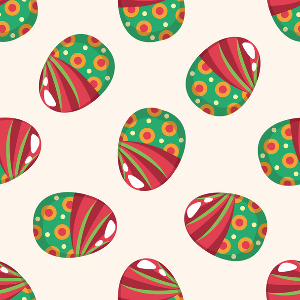 easter egg 10, cartoon seamless pattern background - Вектор, зображення