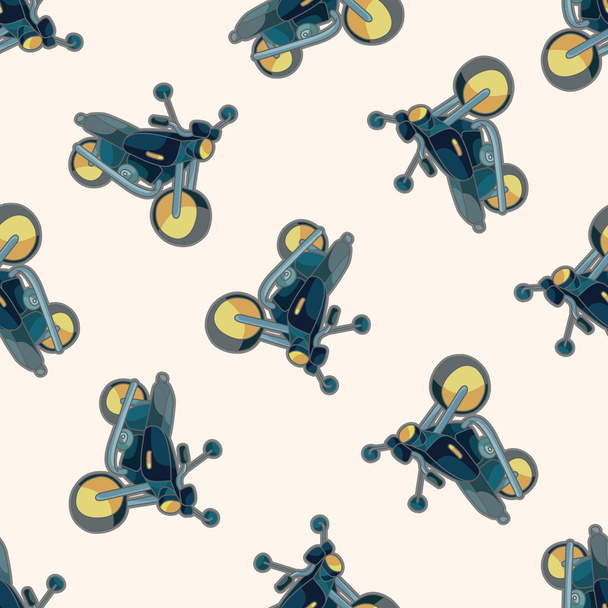 transportation motor , cartoon seamless pattern background - Vettoriali, immagini
