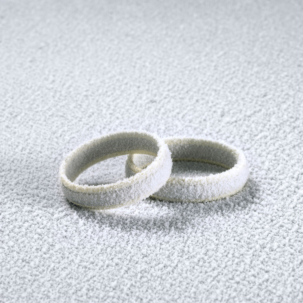 Глазированные обручальные кольца
 - Фото, изображение