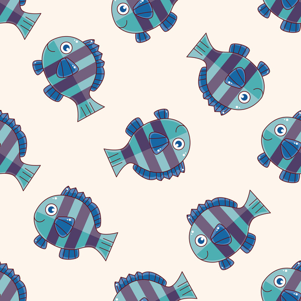 fish cartoon , cartoon sticker icon - Вектор, зображення
