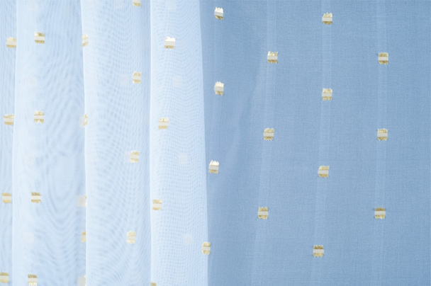Textura de tela de seda, blanco con acentos dorados
 - Foto, Imagen