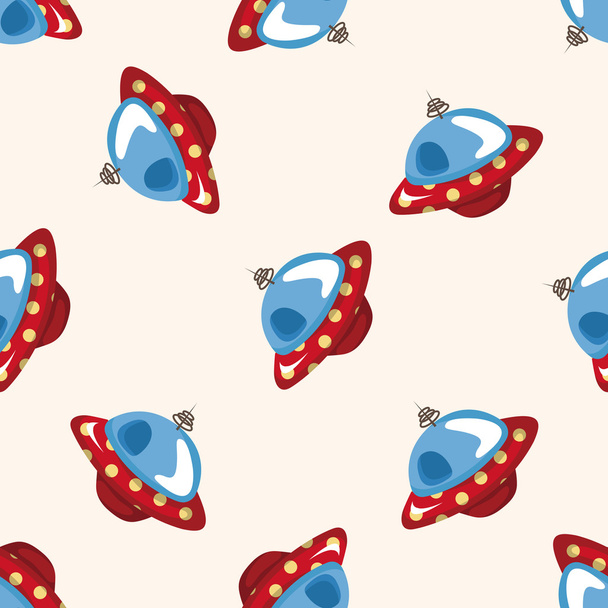 Space ufo ,seamless pattern - Vector, afbeelding