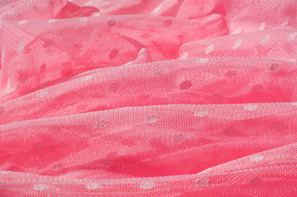 Текстура тканинного мережива з блискітками на тлі тканини. Має
 - Фото, зображення