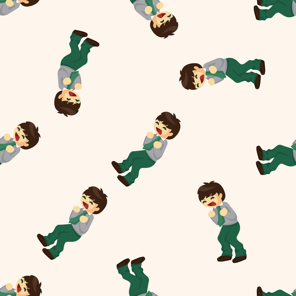 Office workers ,seamless pattern - Vettoriali, immagini