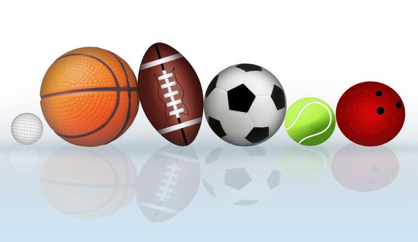 Sportballen - Vector, afbeelding