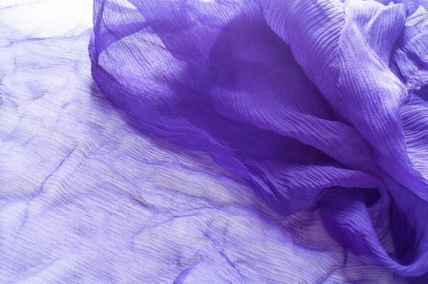 textura de tecido azul transparente. Abstrato Multicolorido Suave Chiffon Ondulado Tecido Textura Fundo. Azul ondulado Aquamarine tecido textura fundo Close-up
 - Foto, Imagem
