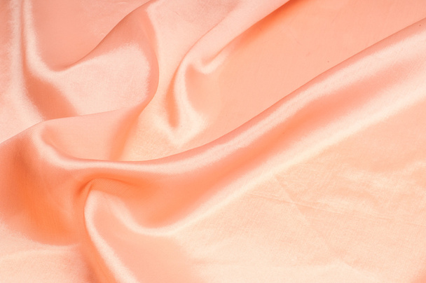 La textura de la tela de seda, rosa suave
 - Foto, Imagen