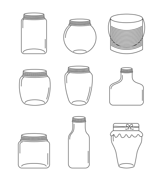Glasflasche  - Vektor, Bild