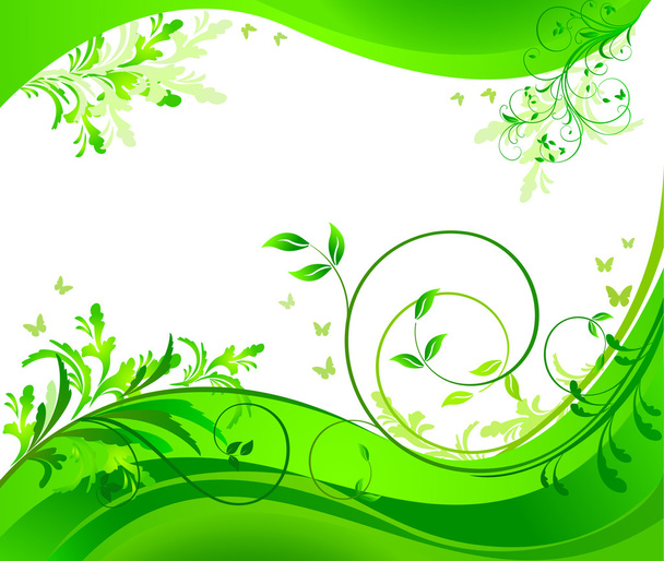 Floral background vector - Vector, Image