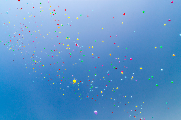 Spousta helium balóny - Fotografie, Obrázek