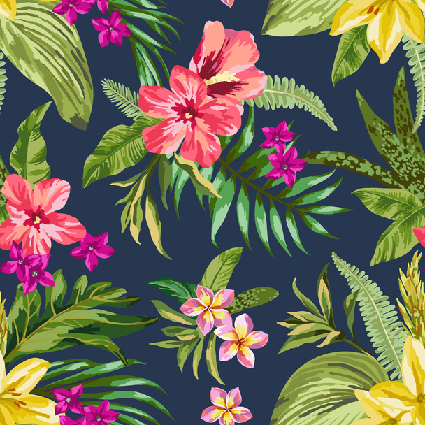 Seamless exotic pattern. - Vector, Image