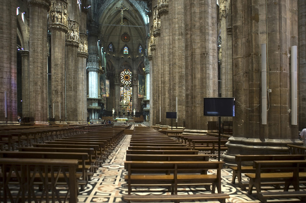 Mailand, die Kathedrale von Santa Maria. Blick in eine Kathedrale. - Foto, Bild