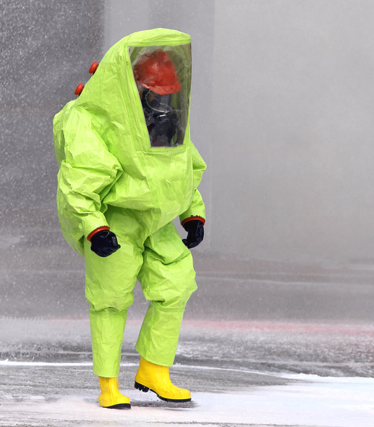 firefighter with protective gear - Photo, Image