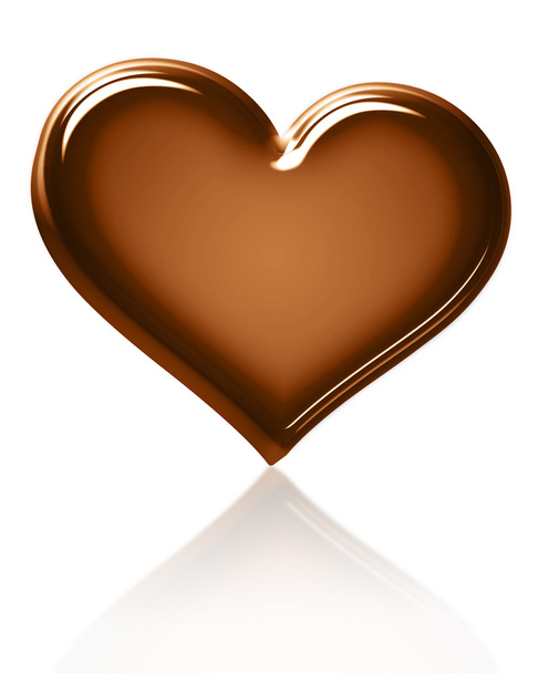 Chocolate heart - Fotoğraf, Görsel