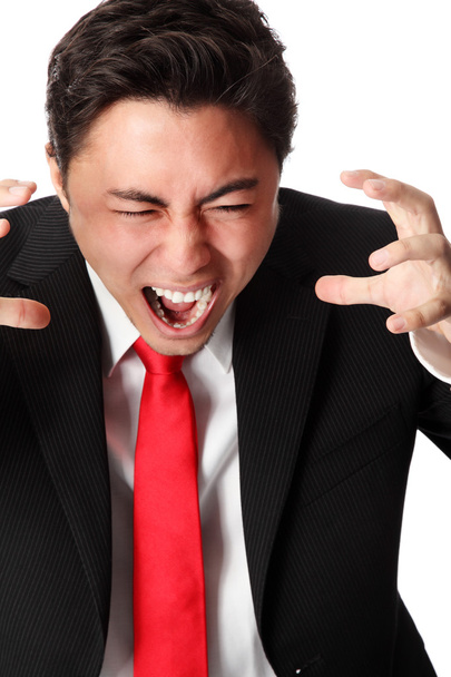 Screaming business person - Foto, immagini