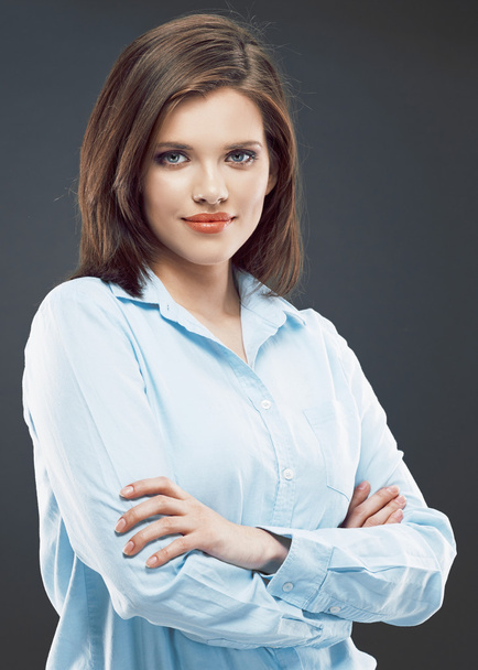 Businesswoman with crossed arms - Fotó, kép