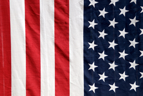 Bandiera USA appesa verticalmente
 - Foto, immagini