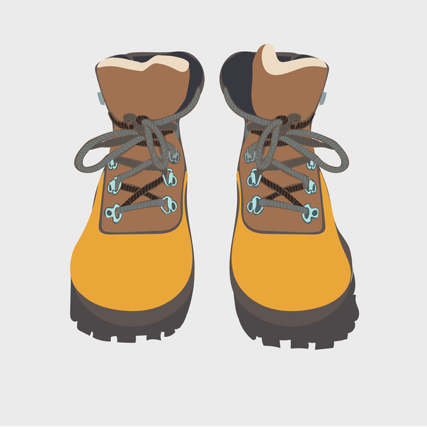 Tracking boots - Vector, Image