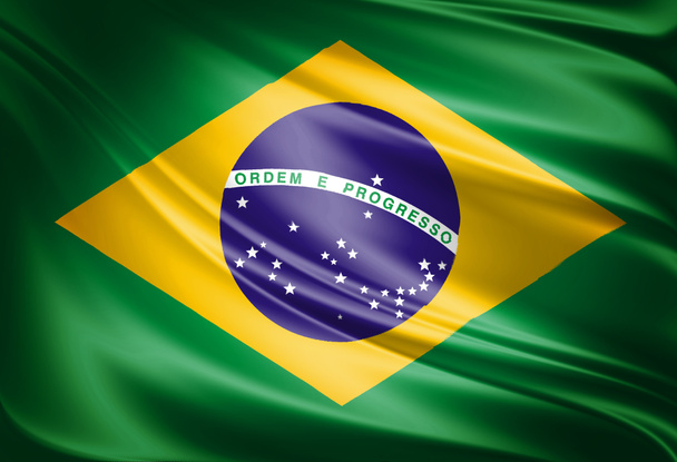 Flagge Brasiliens - Foto, Bild