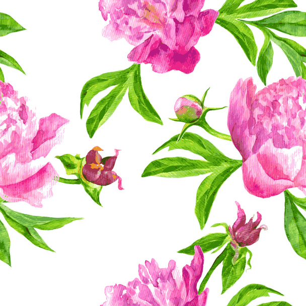 vetor padrão floral sem costura - Vetor, Imagem