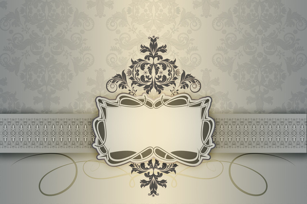Decorative background with frame. - Фото, зображення