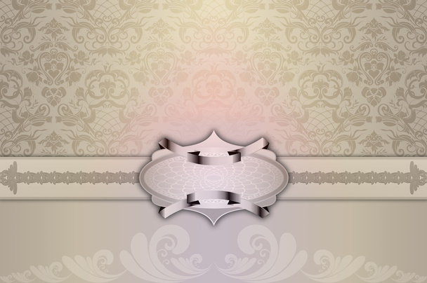 Vintage background with decorative frame. - Foto, immagini