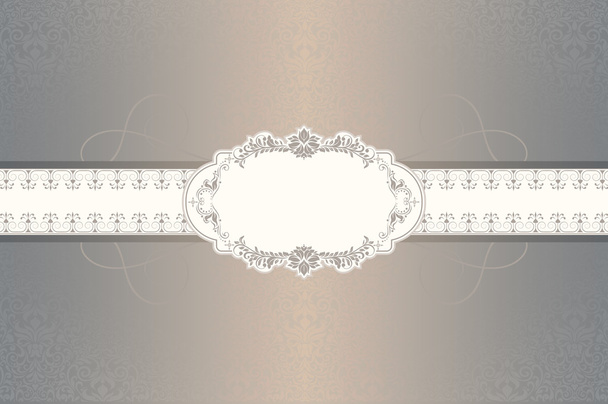Vintage background with decorative frame. - Foto, immagini