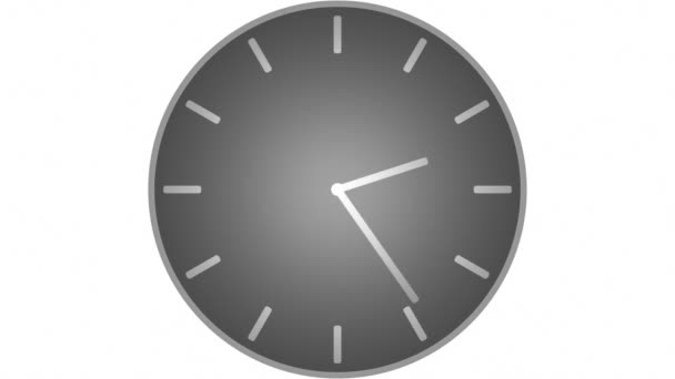 カウント ダウン 12 時間時計 - 映像、動画
