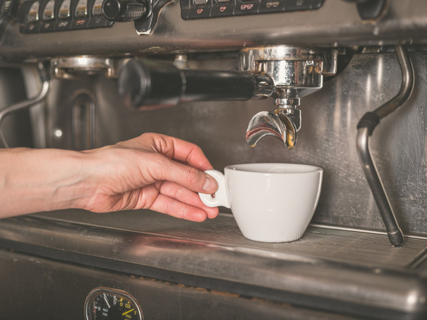 Hand werkende koffiemachine - Foto, afbeelding