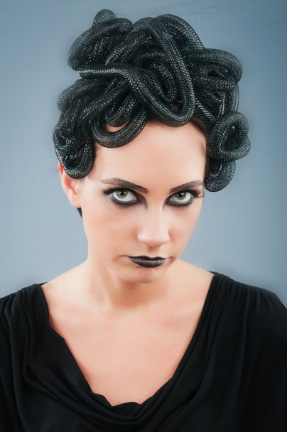 Woman depicting the concept og Evil (Medusa Gorgon) - Fotografie, Obrázek