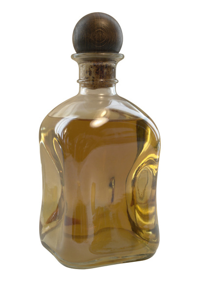 Бутылка ликера с деревянным замыканием
 - Фото, изображение